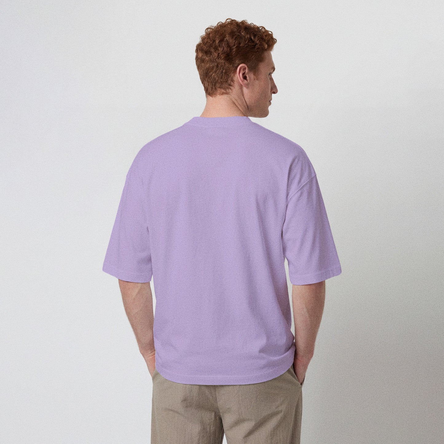 Men's Purple Classic Crew Neck Tee