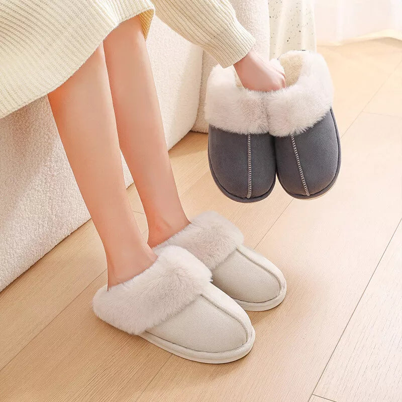 Warm slipper colours and everyday styling collage