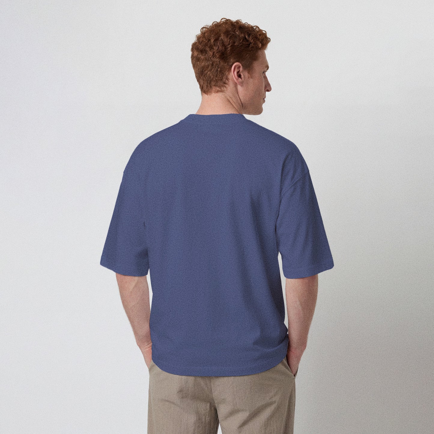 Auldweave Men's Midnight Blue Classic Crew Neck Tee