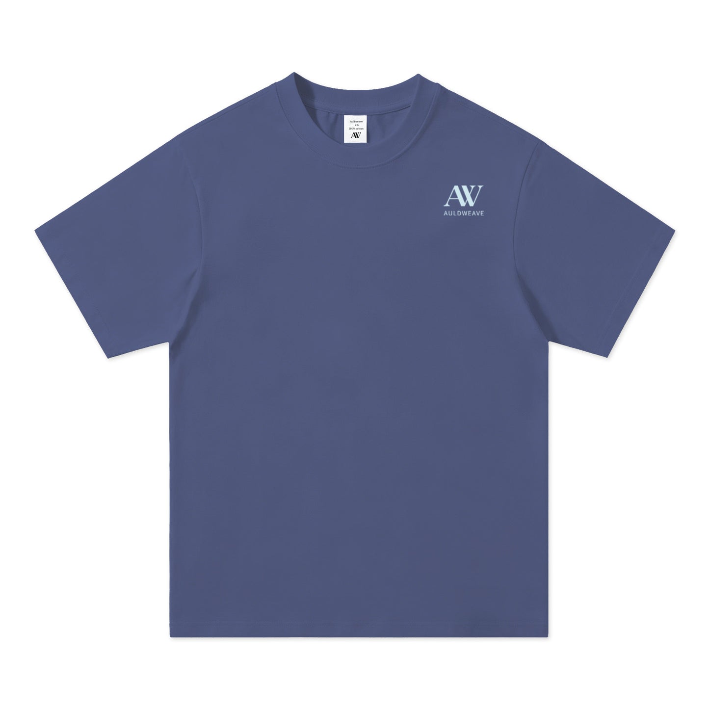 Auldweave Men's Midnight Blue Classic Crew Neck Tee