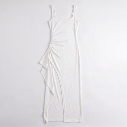 Women's Elegant Maxi Dress Bodycon Open Back Evening Party Leg Split