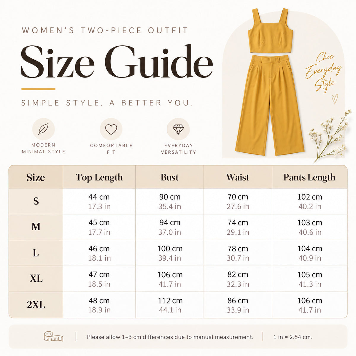 Linen Look Square Neck Crop Top & High Waist Wide Leg Trouser Co-ord