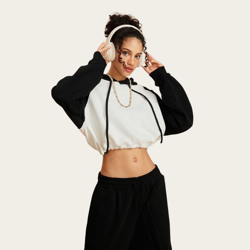 Auldweave Retro Contrast Crop