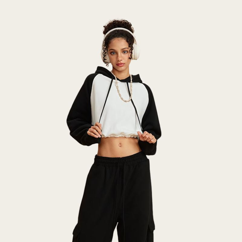 Auldweave Retro Contrast Crop