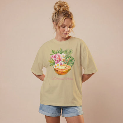 Auldweave Women's Floral Summer Crew Neck Tee
