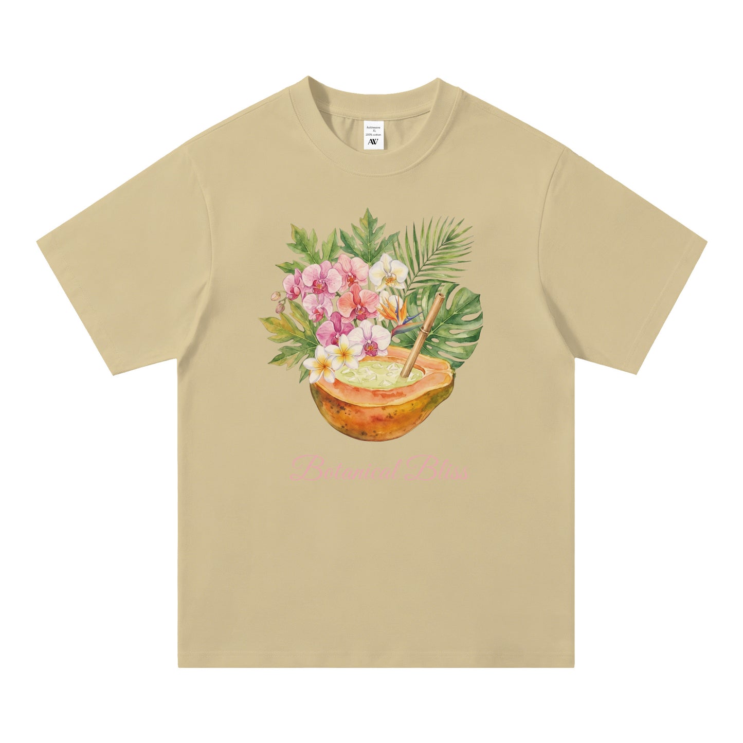 Auldweave Women's Floral Summer Crew Neck Tee