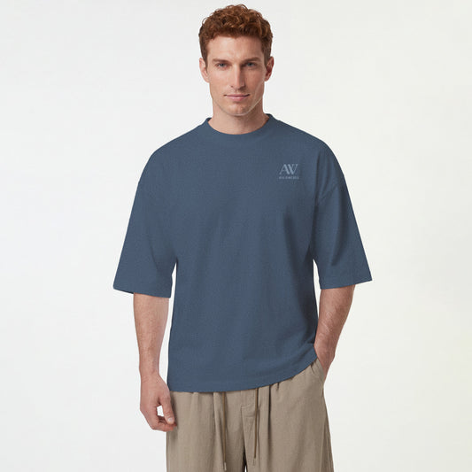 Men's Midnight Blue Classic Crew Neck Tee