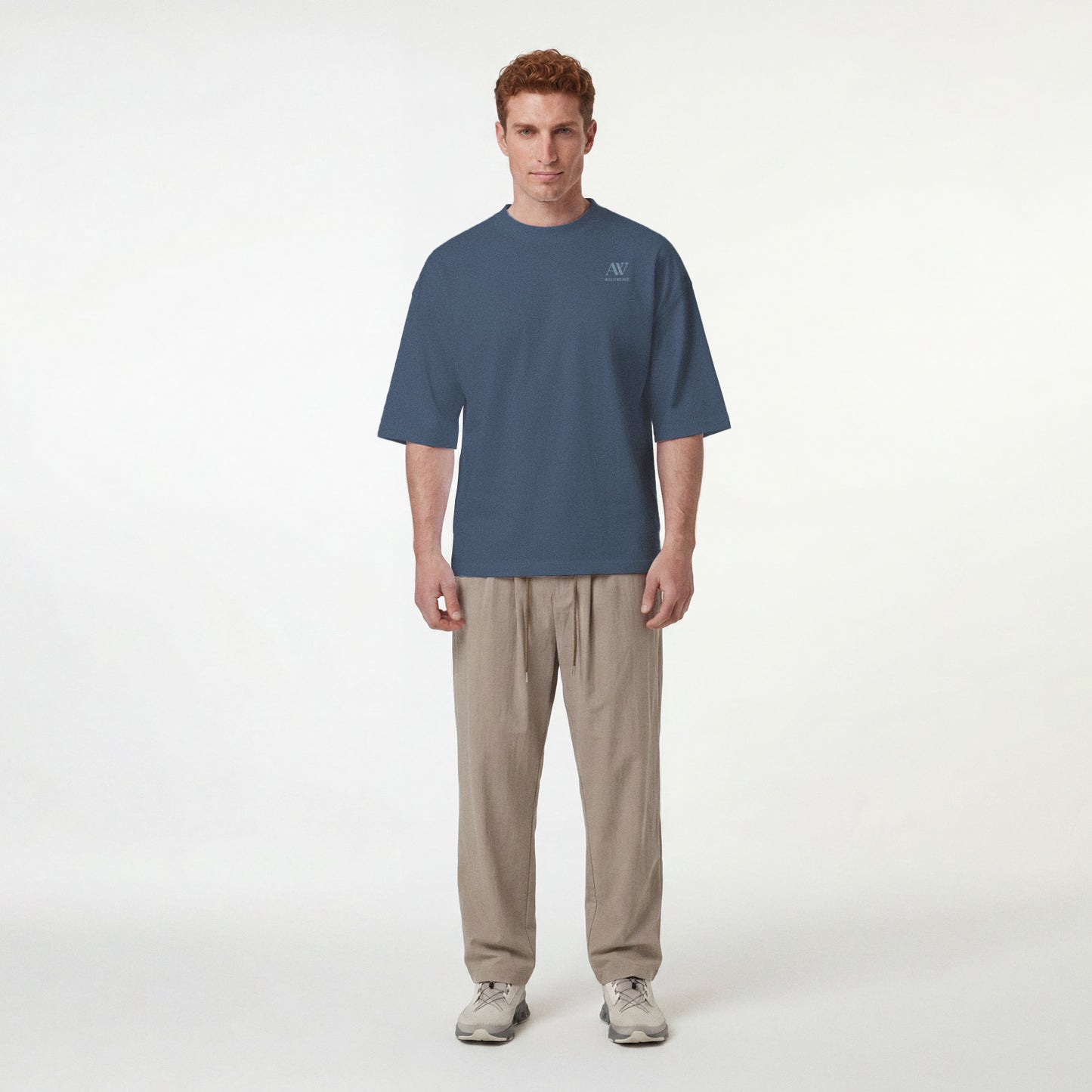 Men's Midnight Blue Classic Crew Neck Tee