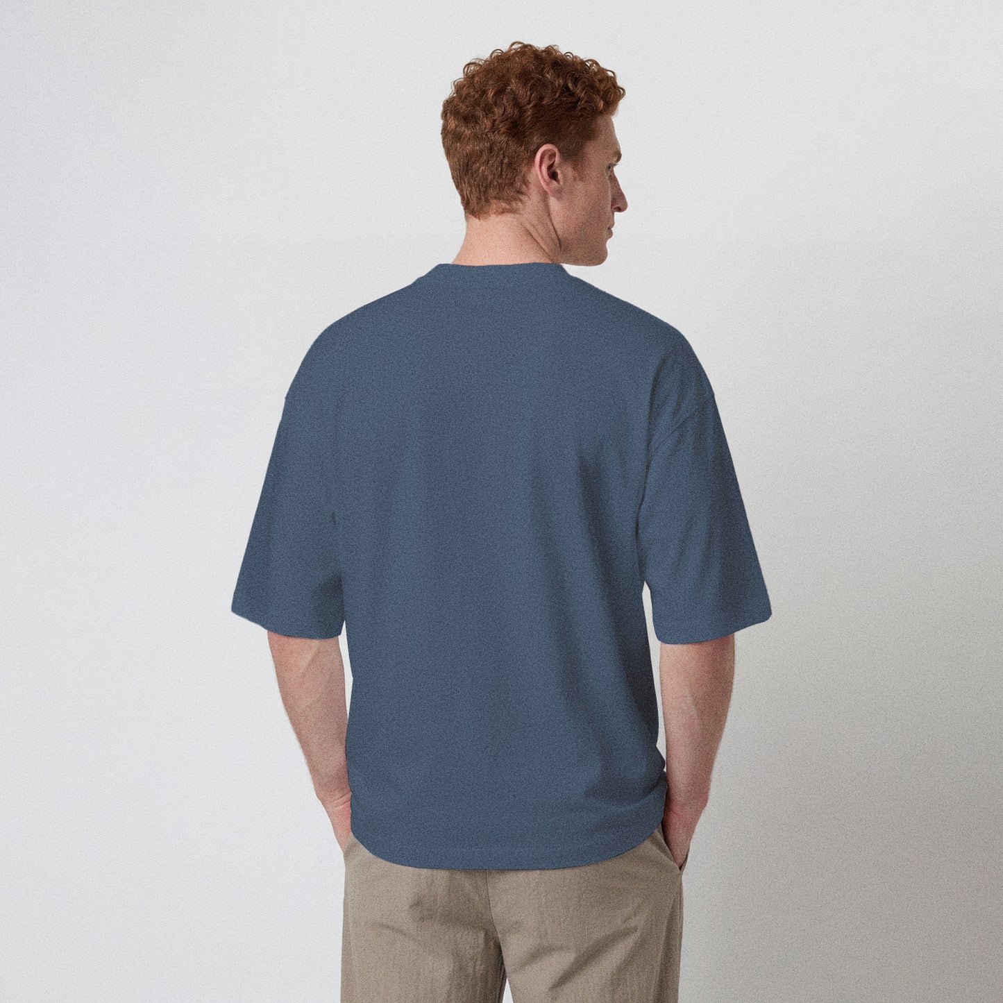 Men's Midnight Blue Classic Crew Neck Tee
