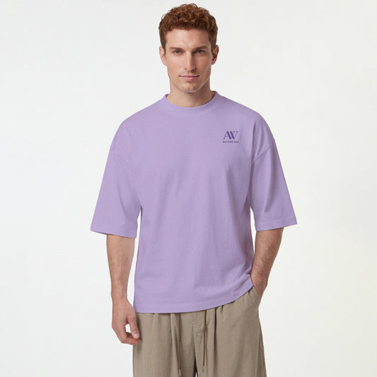 Men's Purple Classic Crew Neck Tee