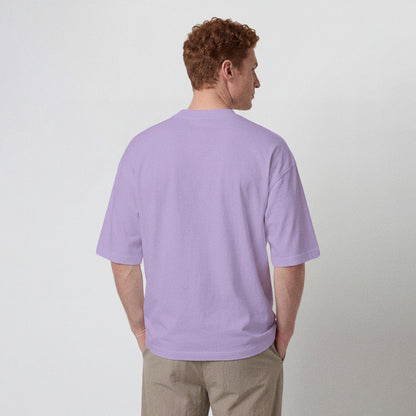 Men's Purple Classic Crew Neck Tee