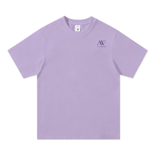 Men's Purple Classic Crew Neck Tee