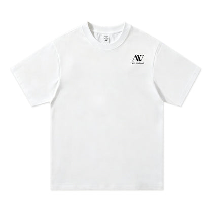 Men's White Classic Crew Neck Tee