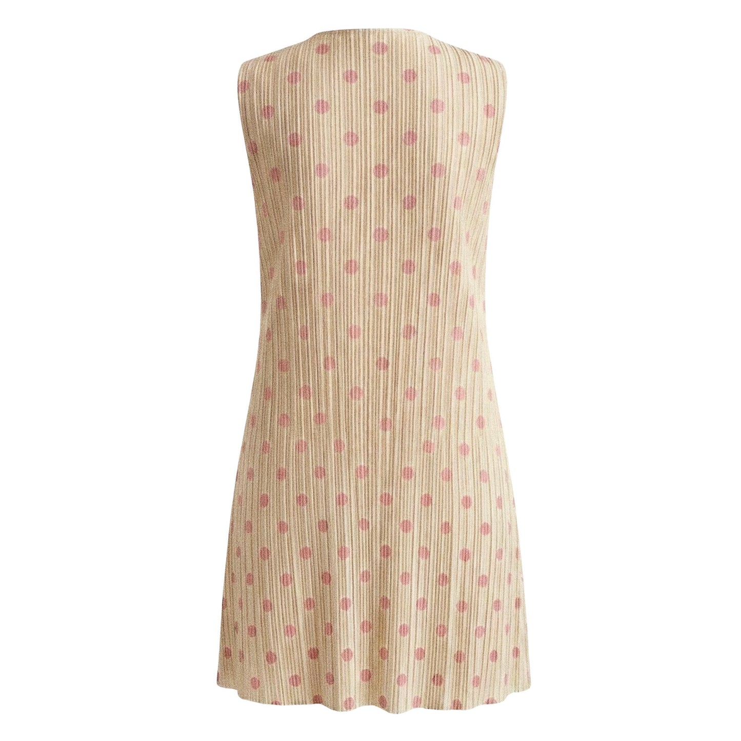 Sleeveless Polka Dot Mini Dress