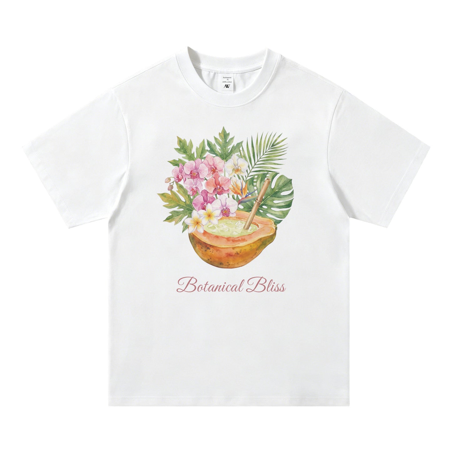 Women's Floral Summer Crew Neck Tee