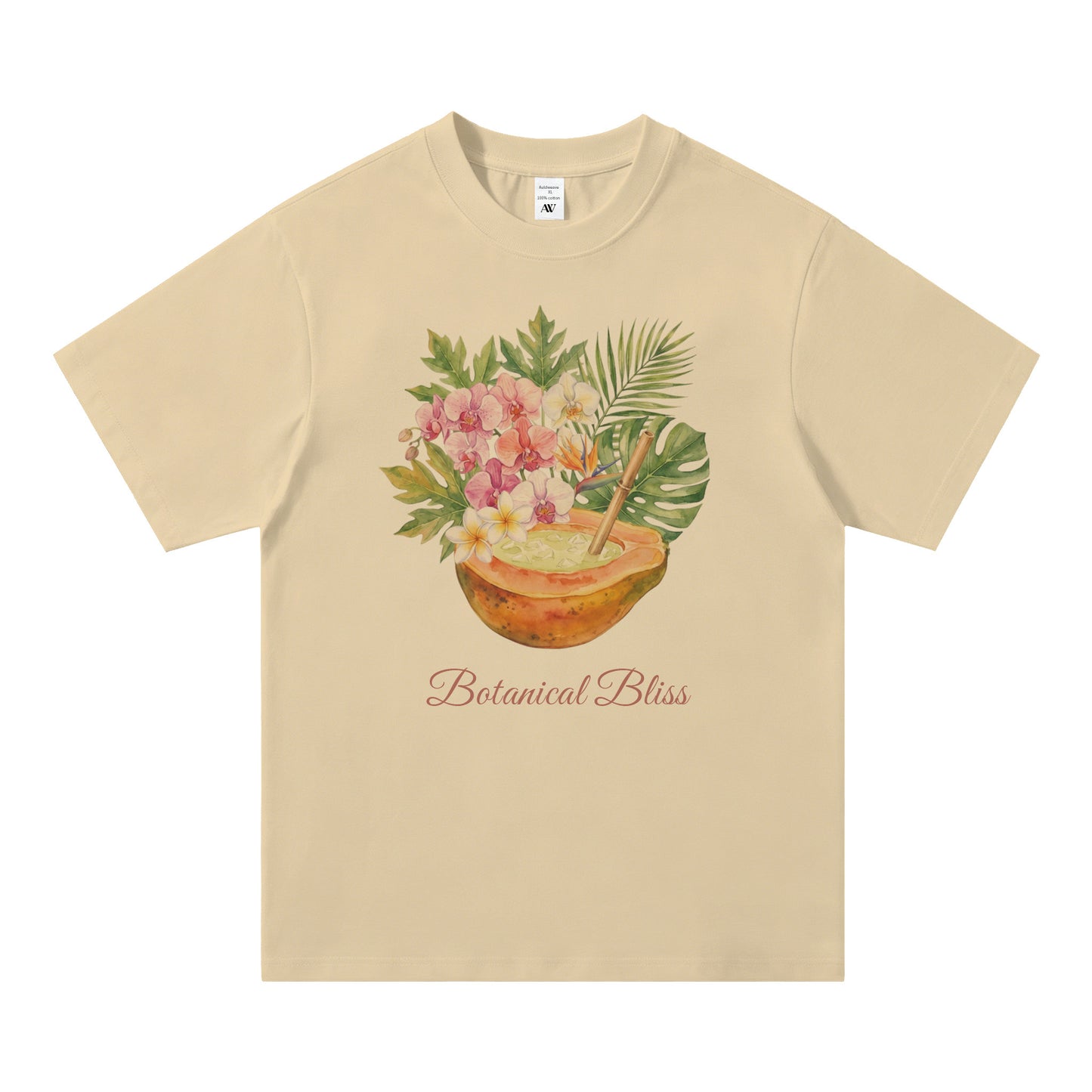 Women's Floral Summer Crew Neck Tee