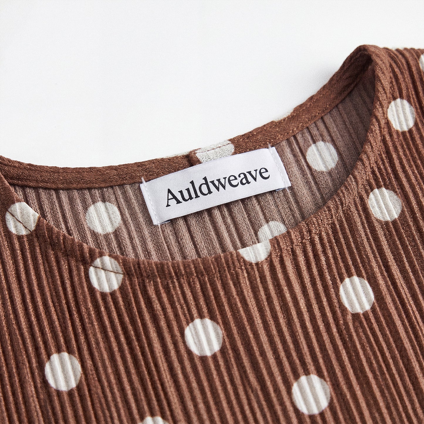 Auldweave Women's Sleeveless Polka Dot Mini Dress