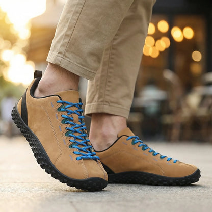 Unisex barefoot trainers shown on foot