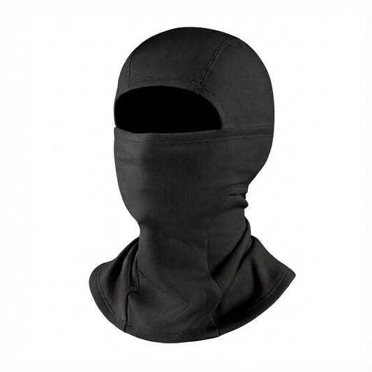 Thermal winter balaclava – black face and neck covering