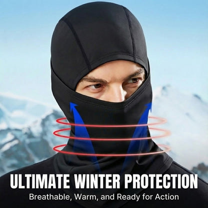 Thermal winter balaclava – black balaclava coverage graphic