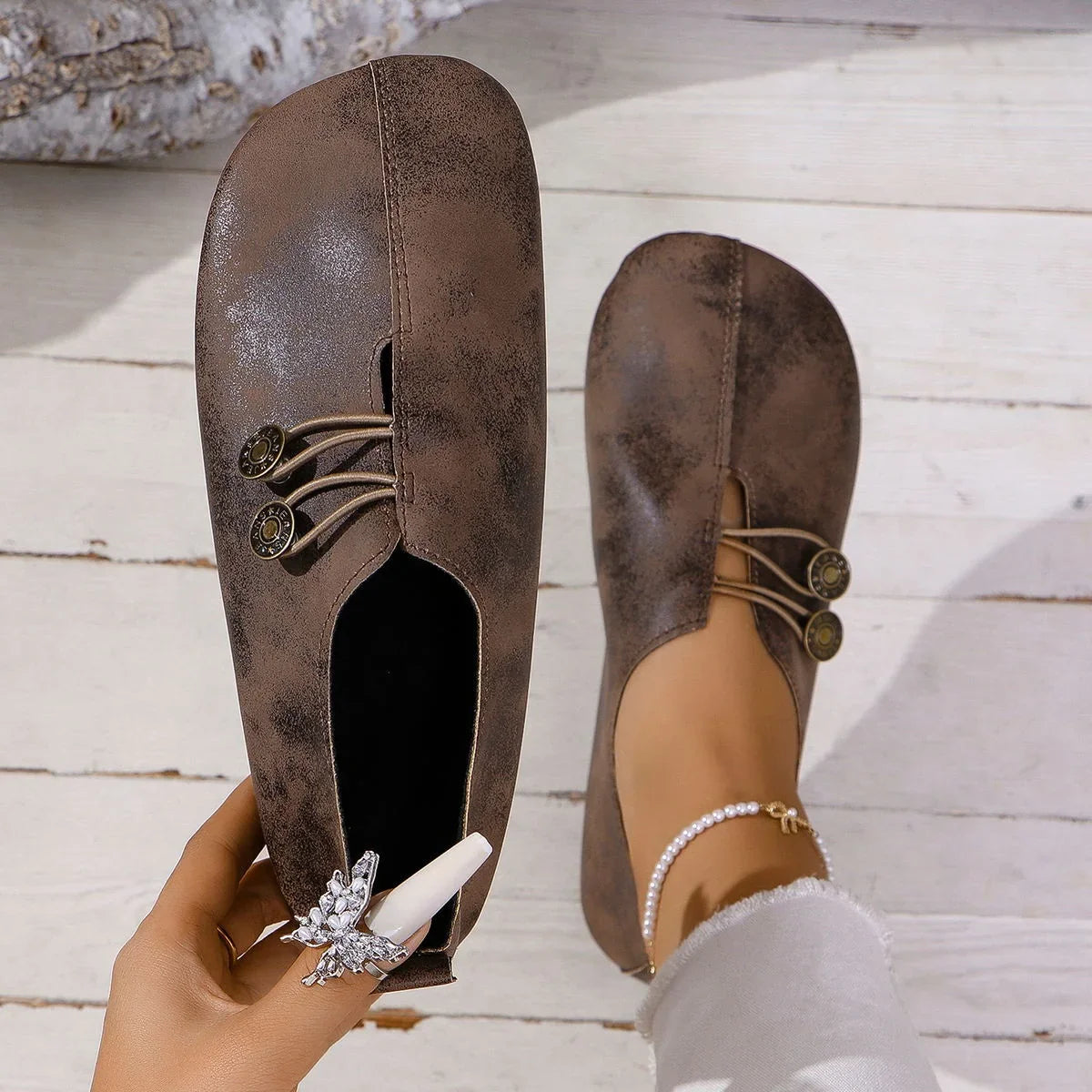 Women's ballet flats, product view