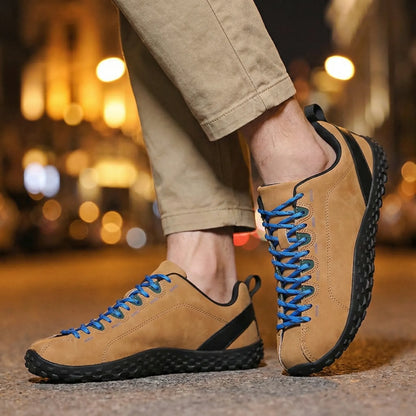 Unisex barefoot trainers shown on foot