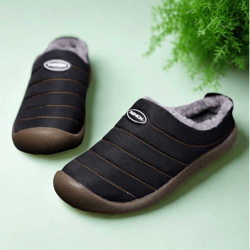 Auldweave unisex winter clogs – waterproof fleece lined wide fit comfort – product image 2