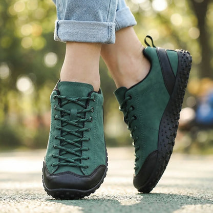Unisex barefoot trainers shown on foot