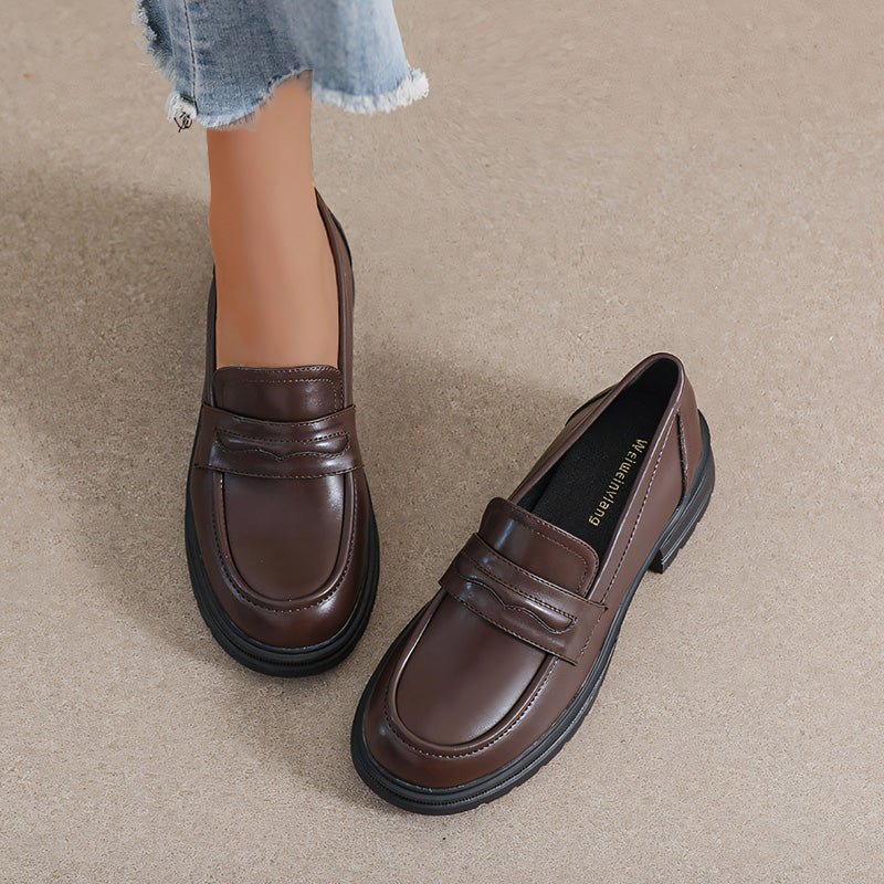 Auldweave women’s wide fit chunky loafers – supportive slip-on comfort shoes – product image 2