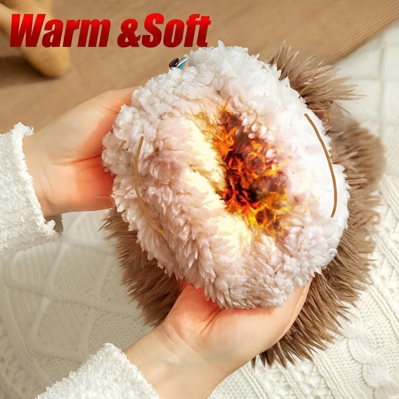 Fluffy dog slipper socks – plush lining warmth graphic