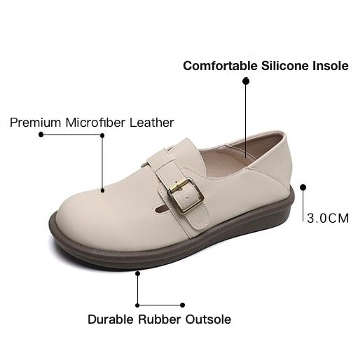 Women's Orthopedic Loafers | Chic Mary Jane with a Soft Round Toe