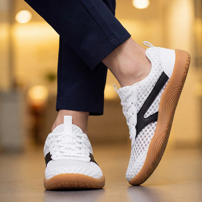 Men's wide fit walking trainers product view