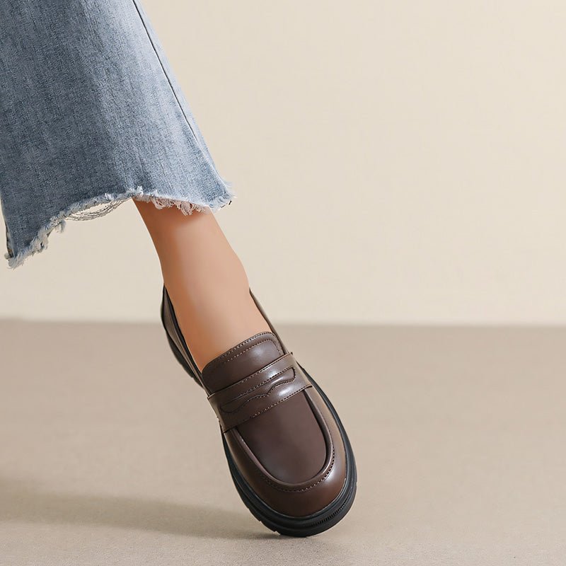 Auldweave women’s wide fit chunky loafers – supportive slip-on comfort shoes – product image 3
