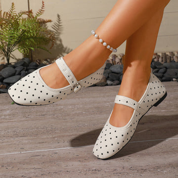 White Polka‑Dot