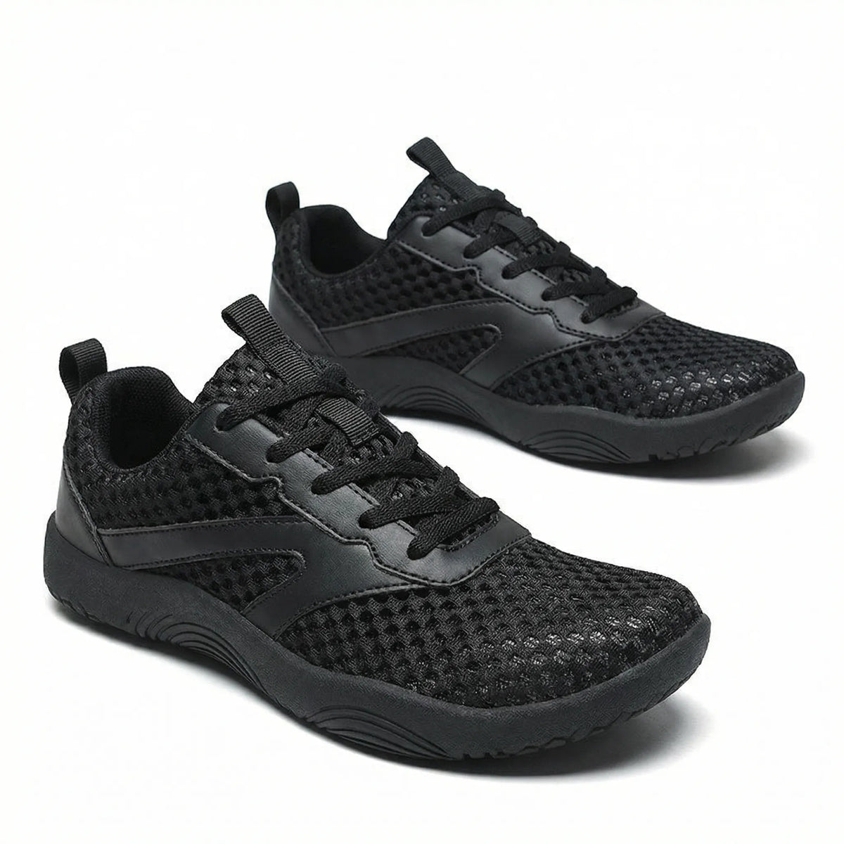 Men's wide fit walking trainers product view