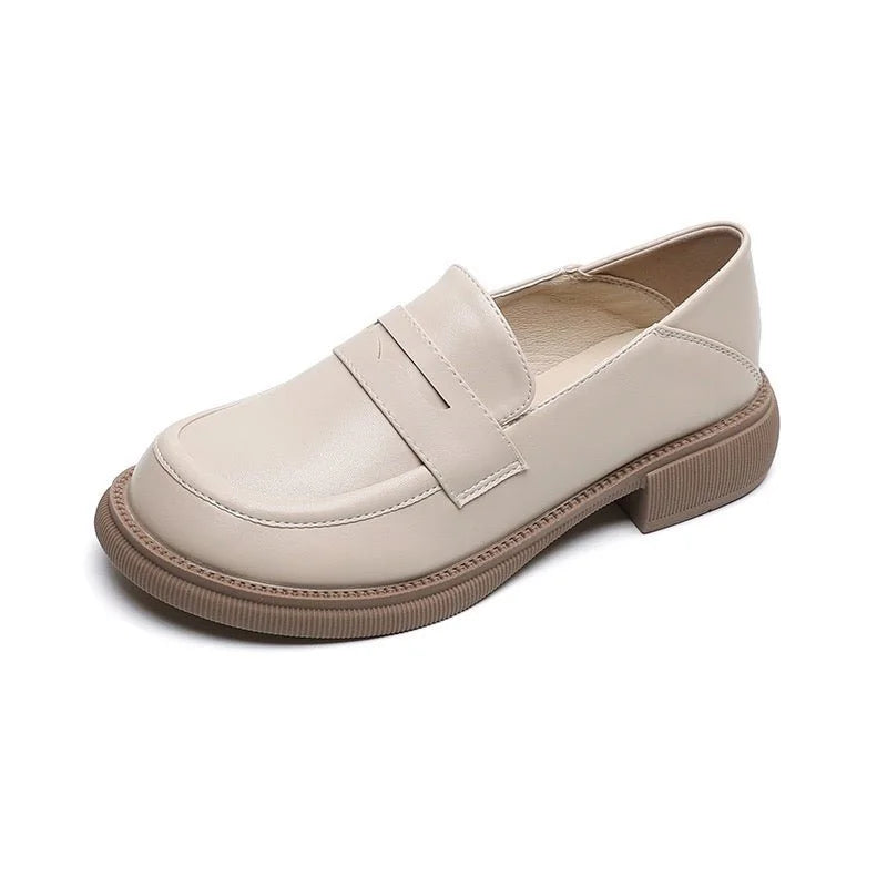 Women's chunky loafers, side profile